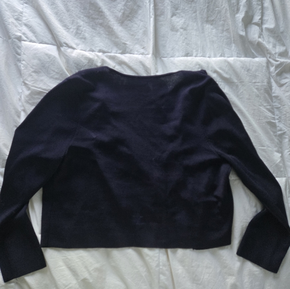 Talbots Ruffle Front Cardigan - Picture 2 of 6